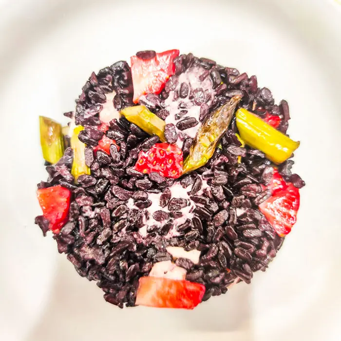 farro e fragole